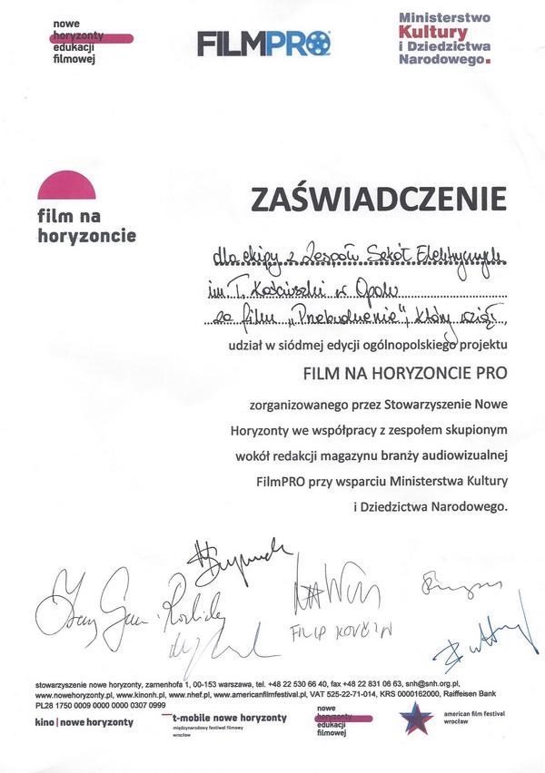 film na horyzoncie