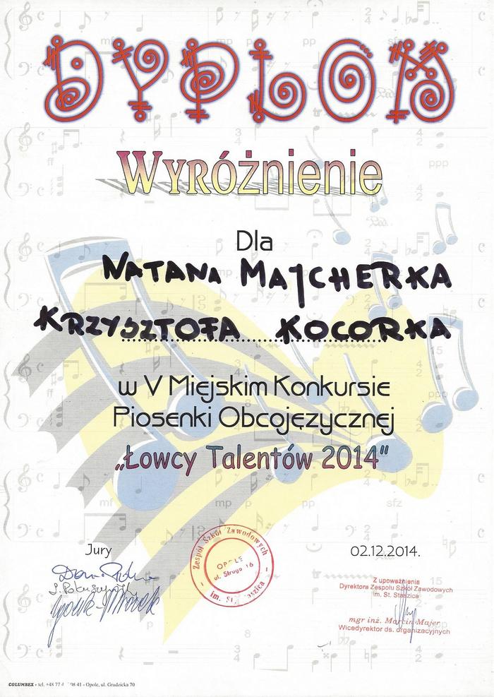 łowcy talentów 2014