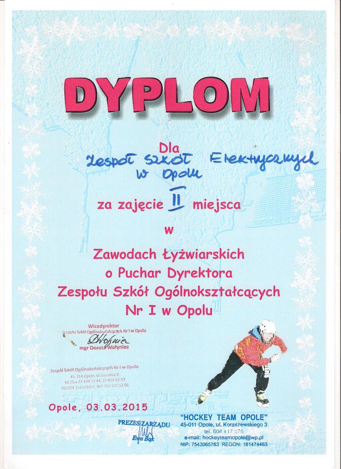 dyplom lyzwy