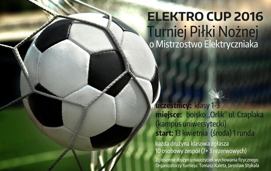 elektro cup plakat