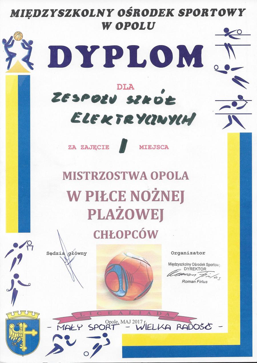 dyplom plazowa