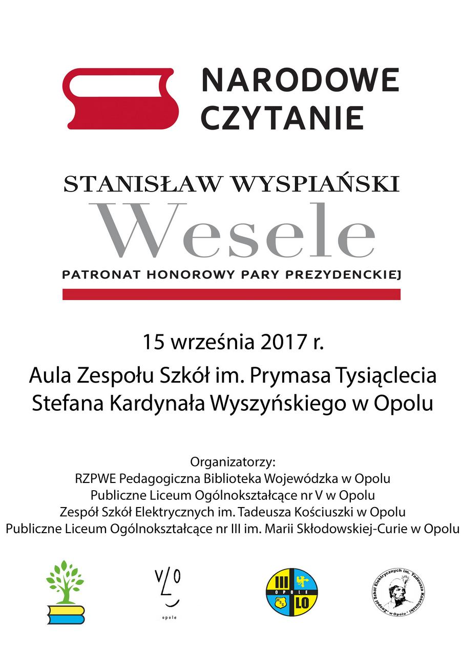 czytanie wesela plakat