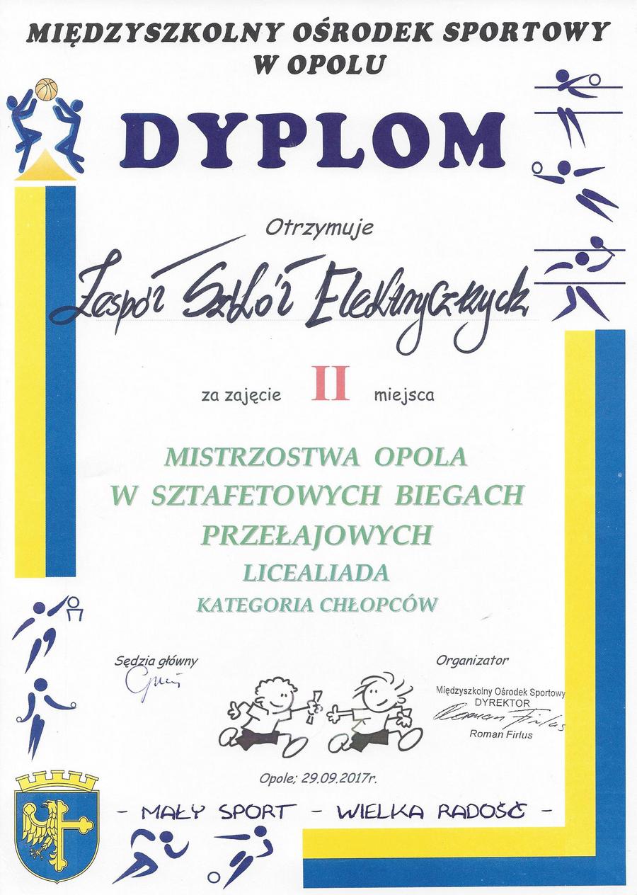 dyplom bieg