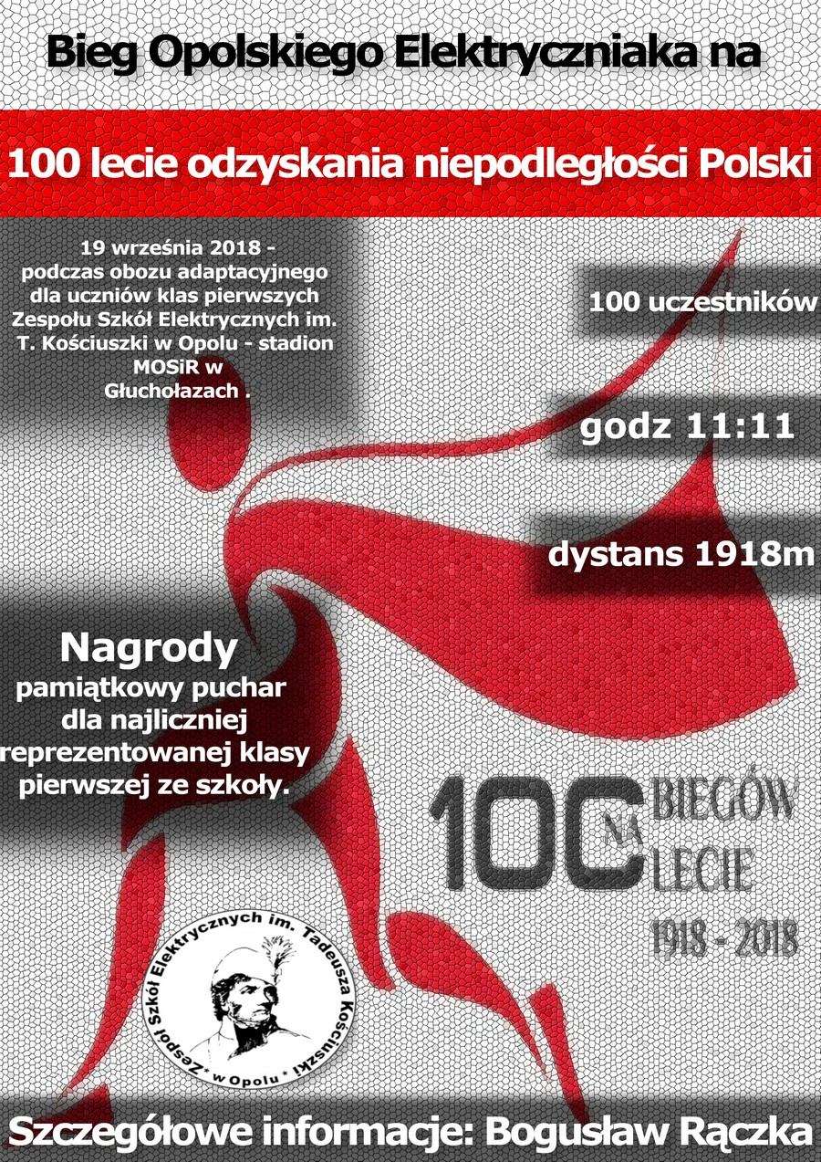 bieg na 100lat niepodleglosci