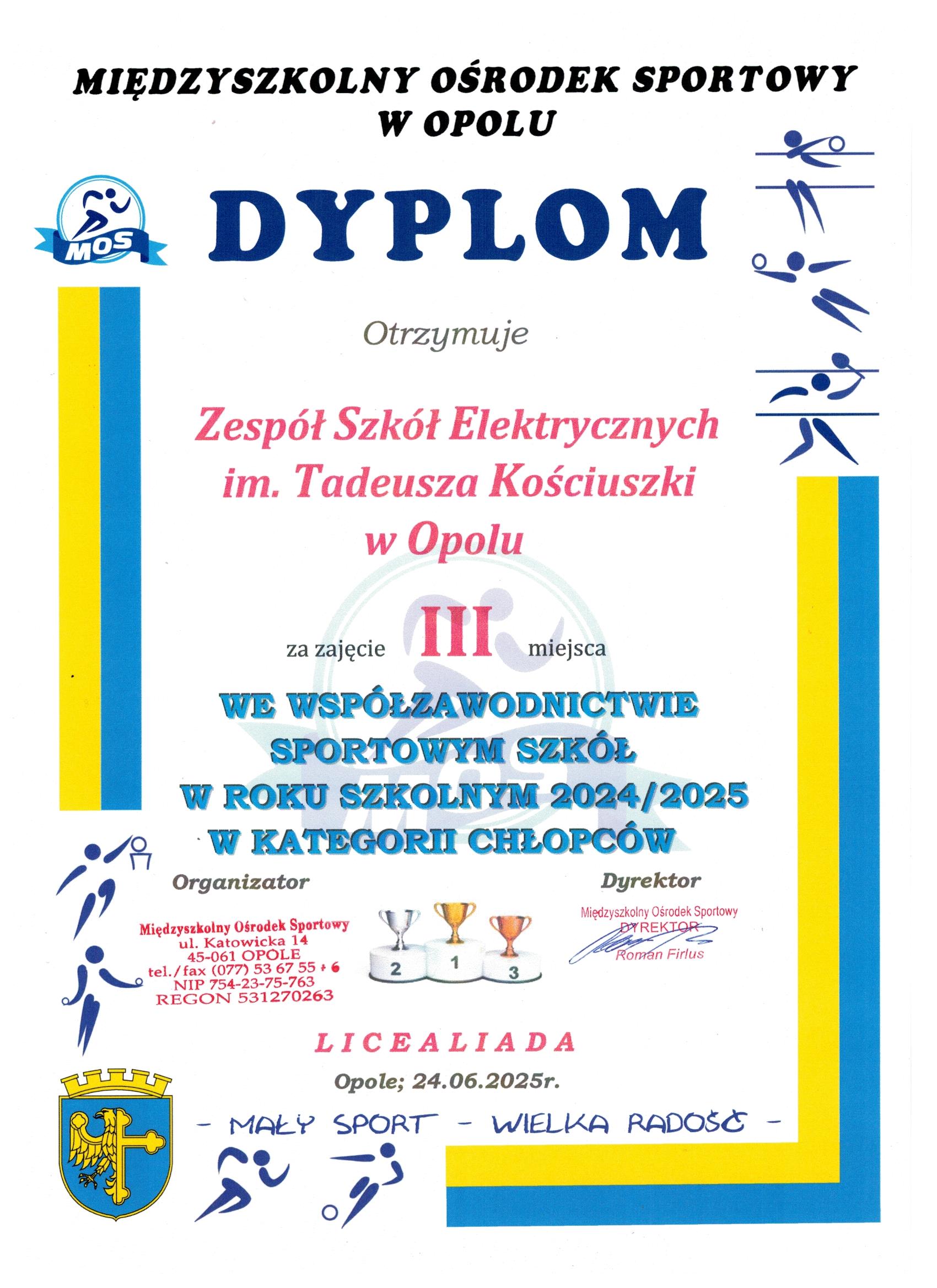 sport licealiada 2024